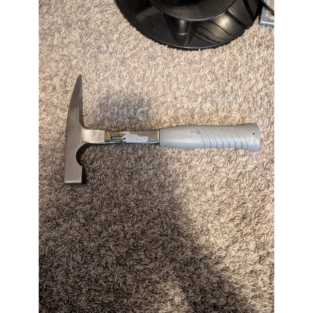 SE Rock Pick Hammer 11in Prospecting Pointed Tip Geological Mining Tool 20oz